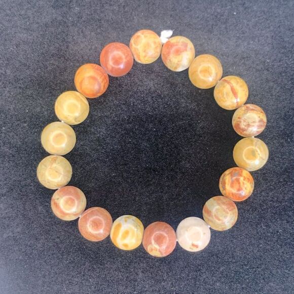 Beautiful Picture Jasper beaded bracelet - Picture 1 of 3